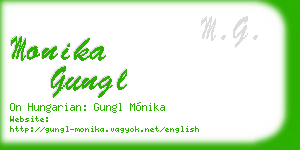 monika gungl business card